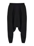 Elasticated Cotton Harem Sweatpants