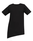 Asymmetric Cotton Jersey T-shirt