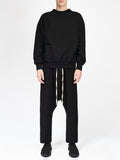 Minimal Drop-Crotch Trousers