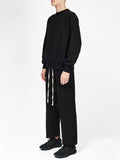 Minimal Drop-Crotch Trousers