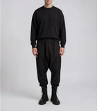 Elasticated Cotton Harem Sweatpants