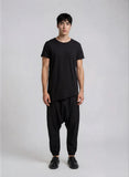 Elasticated Ankle Drop-Fit Trousers