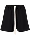 Drawstring Wide-Leg Shorts