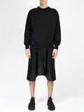 Signature Faux Leather Shorts