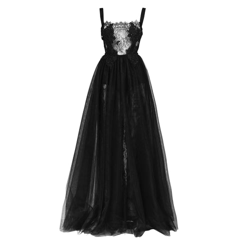 overall lace dress Ivory Lace Overall Dress - Size: 6