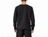 Button-Cuff Long-Sleeve Top