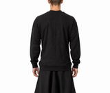 Layered Tie-Detail Sweatshirt