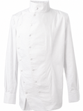 White Double Breasted Tunic