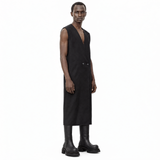 Long Black Waistcoat