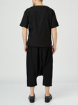 Contrast String Jersey Pants