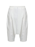 Androgynous White Harem Trousers