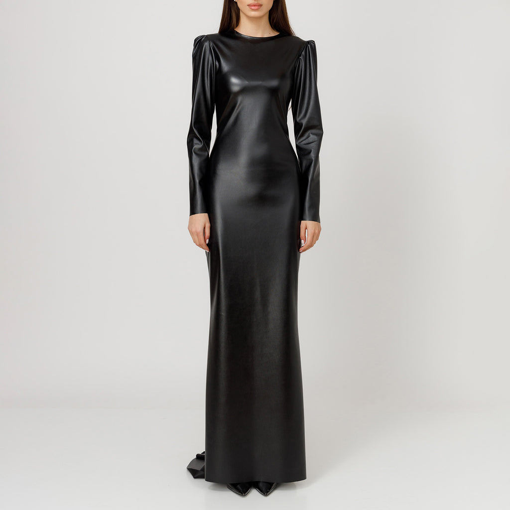 Maxi Faux-Leather Dress Alchemy The Label Maxi Faux-Leather Dress Alchemy The Label