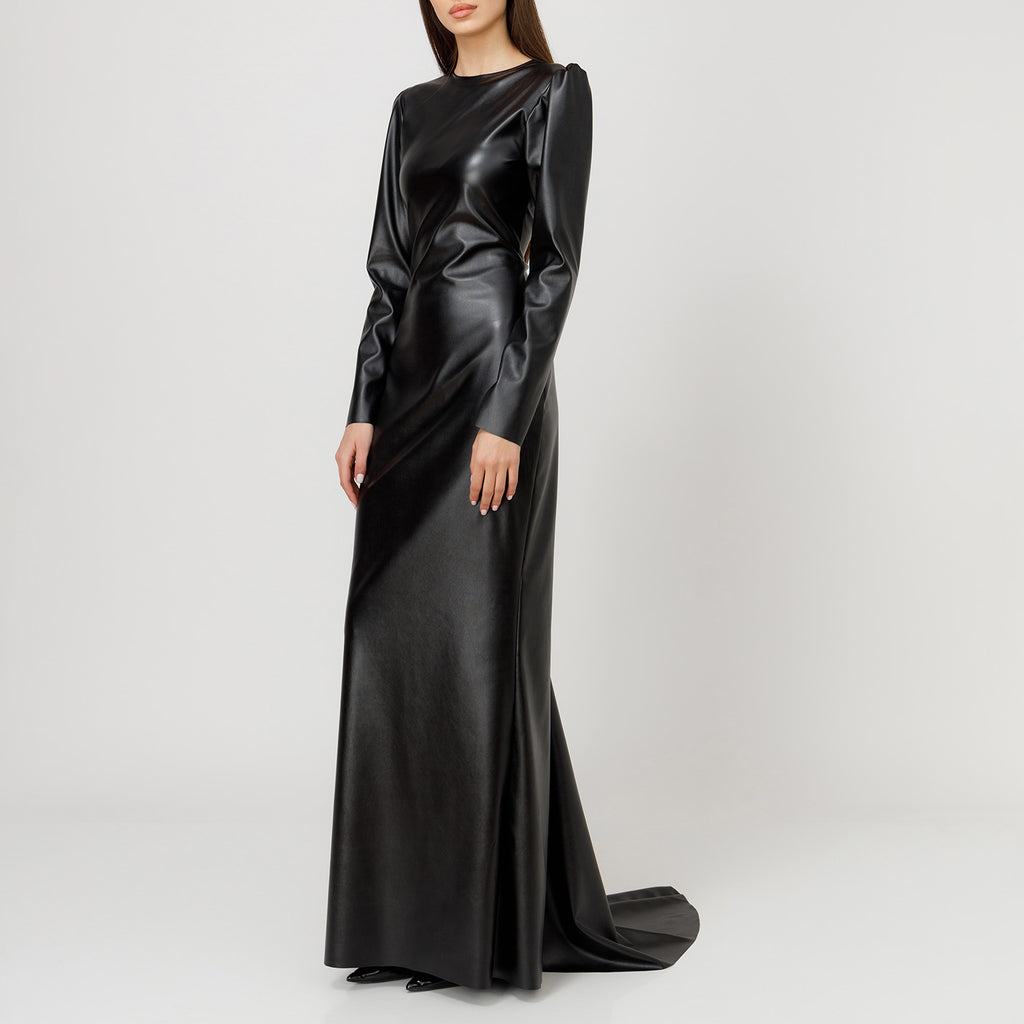 Maxi Faux-Leather Dress Alchemy The Label Maxi Faux-Leather Dress Alchemy The Label