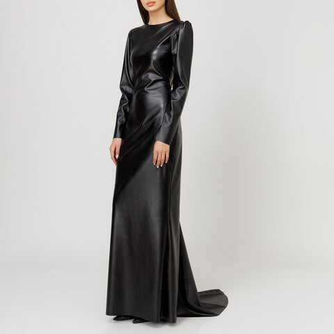 Maxi Faux-Leather Dress Alchemy The Label Maxi Faux-Leather Dress Alchemy The Label
