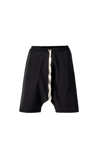 Black Low Crotch Shorts