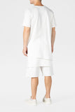 White Layered Trousers
