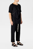 Jersey Asymmetric Edge Trousers