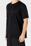 Contrast Stitch Basic T-Shirt