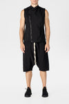 Black Low Crotch Shorts
