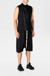 Black Low Crotch Shorts