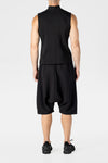 Black Low Crotch Shorts