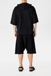 Contrast Drawstring Sweatshorts