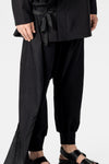 Cotton Jersey Drop Crotch Trousers