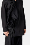 Black Kimono Manual Applique Unique Item