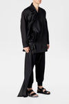 Cotton Jersey Drop Crotch Trousers