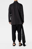 Cotton Jersey Drop Crotch Trousers