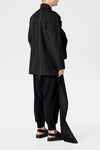 Cotton Jersey Drop Crotch Trousers