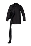 Black Kimono Manual Applique Unique Item