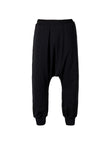 Cotton Jersey Drop Crotch Trousers