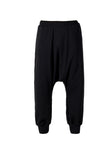 Cotton Jersey Drop Crotch Trousers