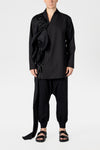 Black Kimono Manual Applique Unique Item