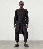 Drop-Crotch Balloon Trousers