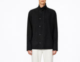 Asymmetric Collar Linen Shirt