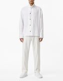 Asymmetric Collar Linen Shirt