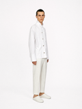 Asymmetric Collar Linen Shirt