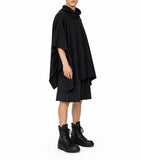 Black Cotton Poncho