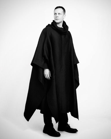 Black Oversize Cape - One of a Kind Item