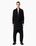 Deep Draped Neckline Top
