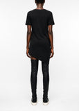 Unisex Side Draping Cotton Jersey T-Shirt
