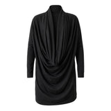 Deep Draped Neckline Top