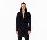 Deep Draped Neckline Top