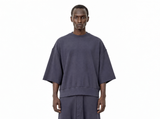 Gray Oversized Drop-Shoulder T-Shirt