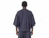 Gray Oversized Drop-Shoulder T-Shirt