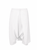 White Layered Harem Trousers