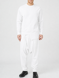 White Long Harem Trousers