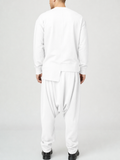 White Long Harem Trousers